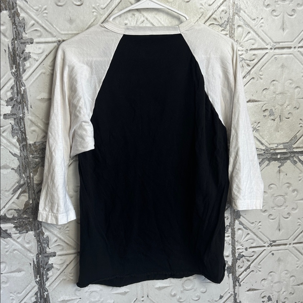 Panic at the disco Black and White Graphic Raglan Tee - Picture 5 of 5